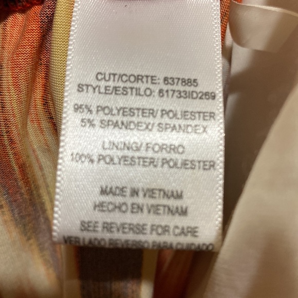 BEADED WESTERN DECOR HALTER DRESS SZ L REAR ELASTIC BACKLESS - Picture 14 of 16